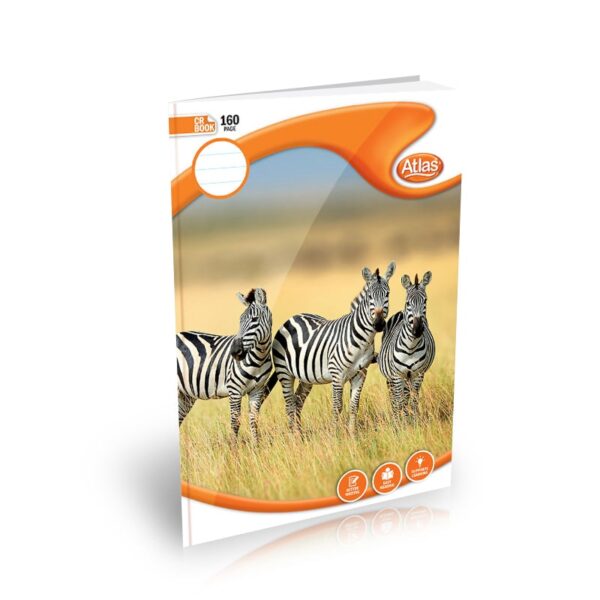Atlas A4 Book CR 160Pgs Single Ruled