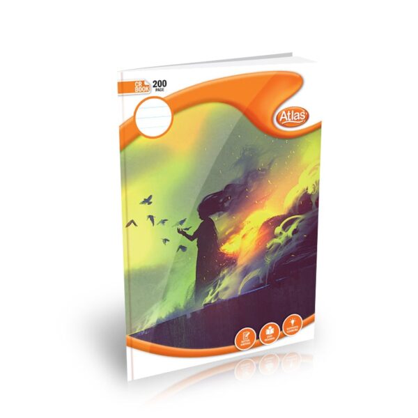 Atlas A4 Book CR 200Pgs Single Ruled